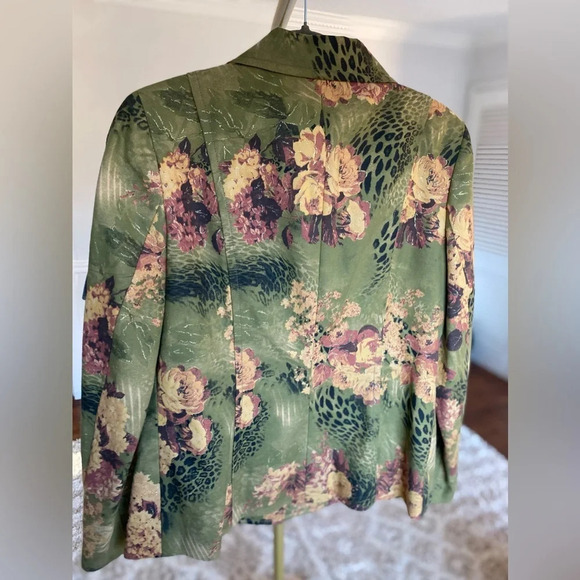 Vintage Doncaster Blazer Jacket Parisian Preppy Scandi Autumn Fall 100% Cotton - Picture 2 of 8